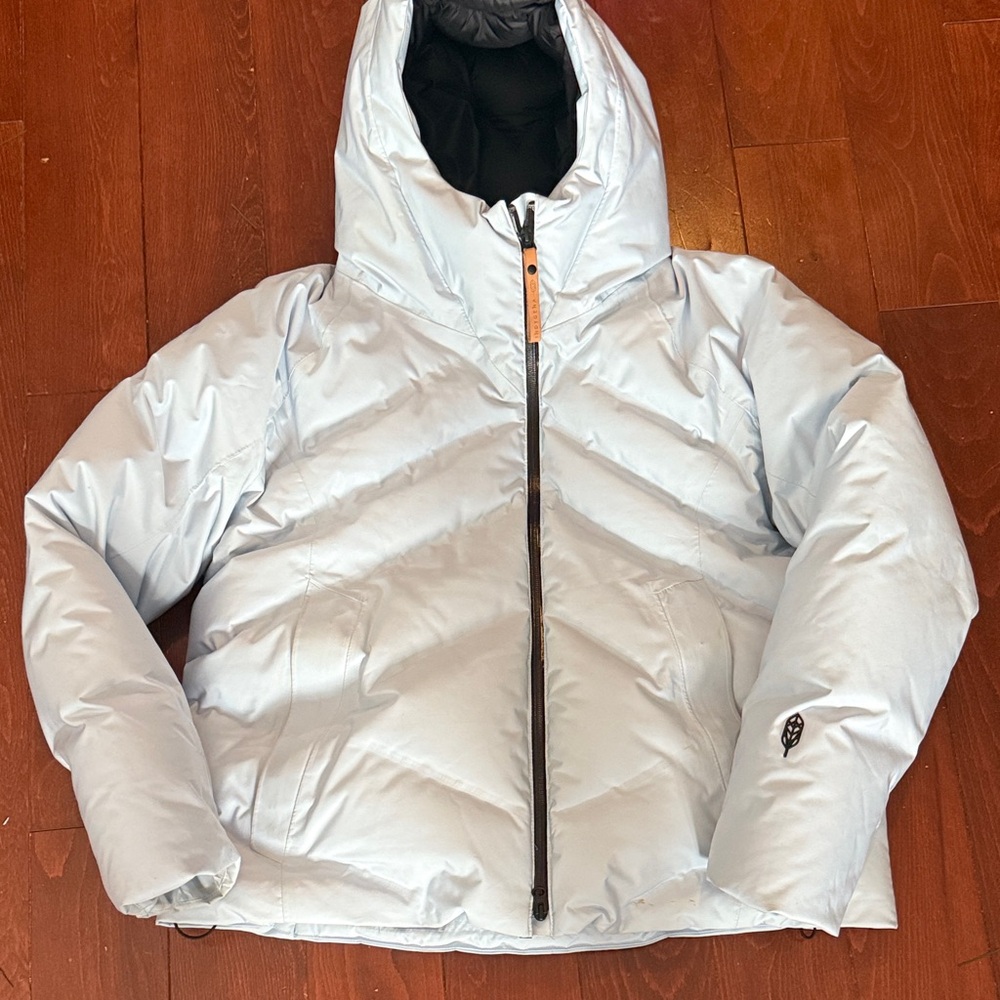 Indygena Women's Light Blue Down puffer Jacket
